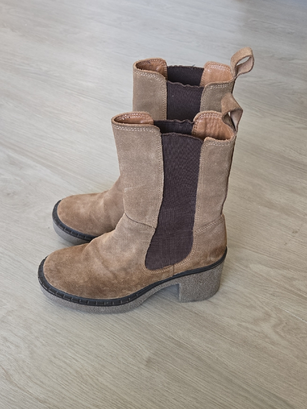 Bueno Suede Chunky Boots